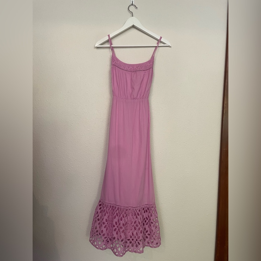 Jcrew 100% Cotton Pink/Purple dress
